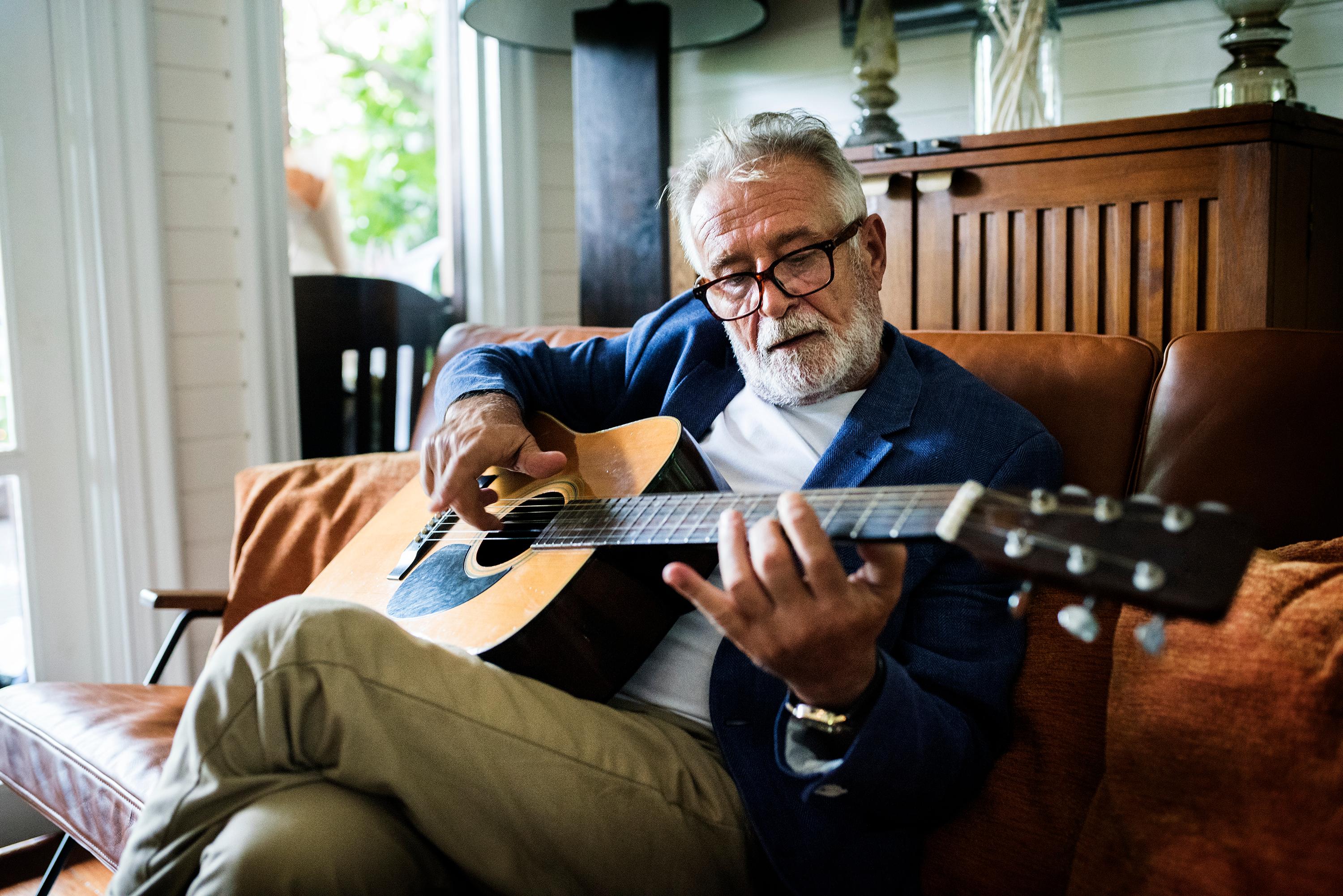 Man playing guitar
