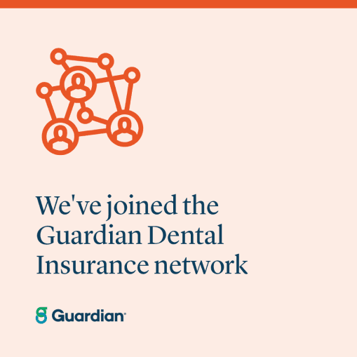 We've joined the Guardian Dental Insurance network We've joined the Guardian Dental Insurance network infographic