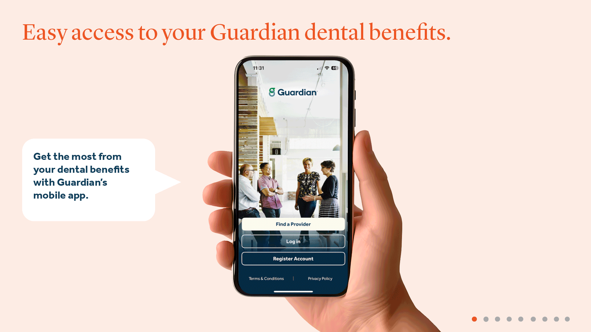 Guardian mobile app tour
