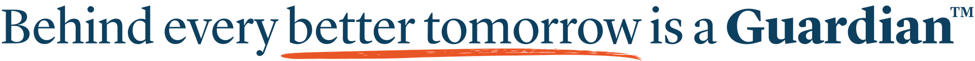 Behind every better tomorrow is a Guardian Behind every better tomorrow is a Guardian