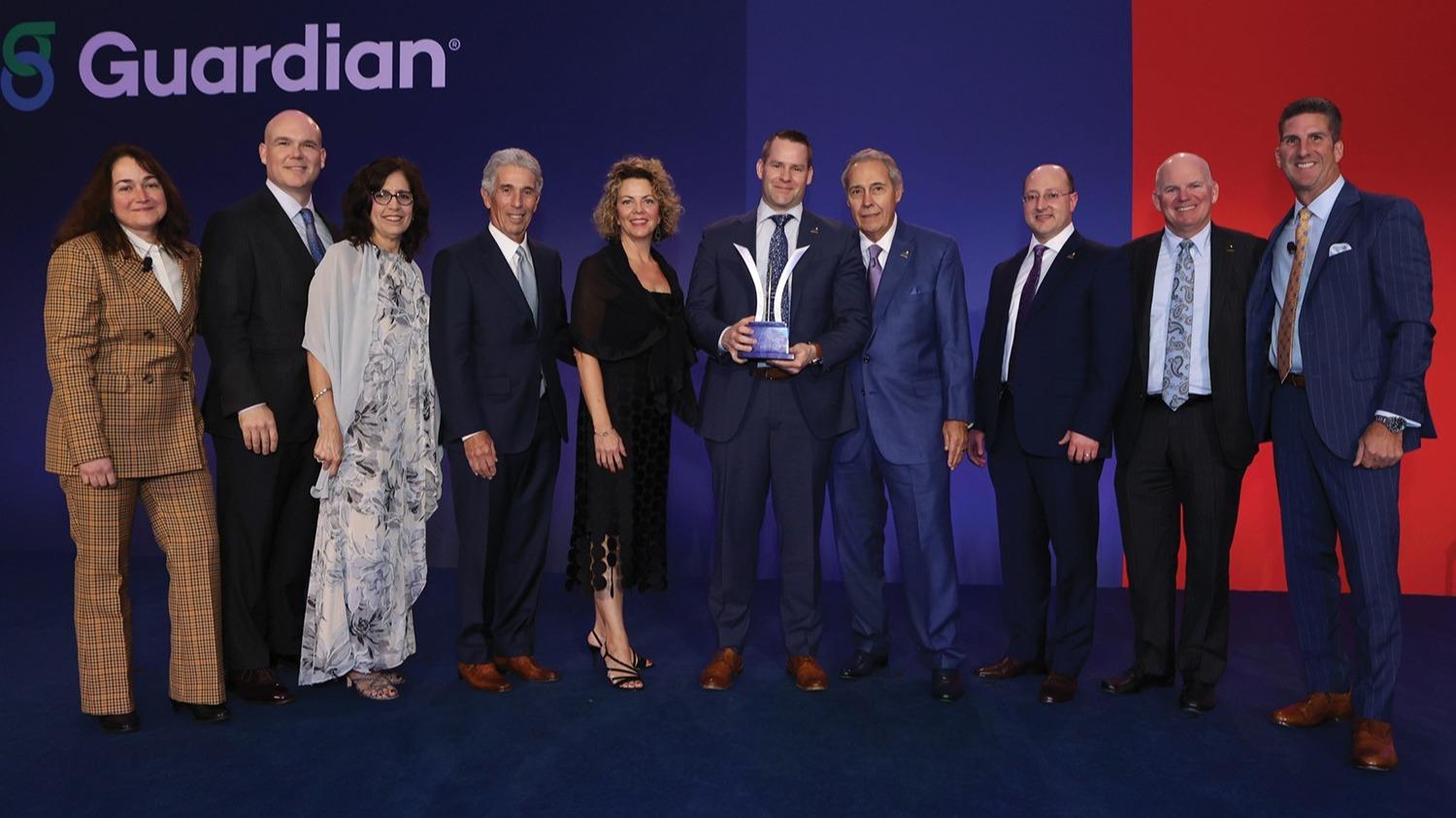 Lifetime Financial Growth, led by Tom Wyatt, MaryLou Rodgers, Sandy Aderson, Danielle Swann, Gregi Kreiner, Earl Luttner, Eric Startare, Matt Roddy, joined by Leyla Lesina on the left and Kevin DeGray on the right