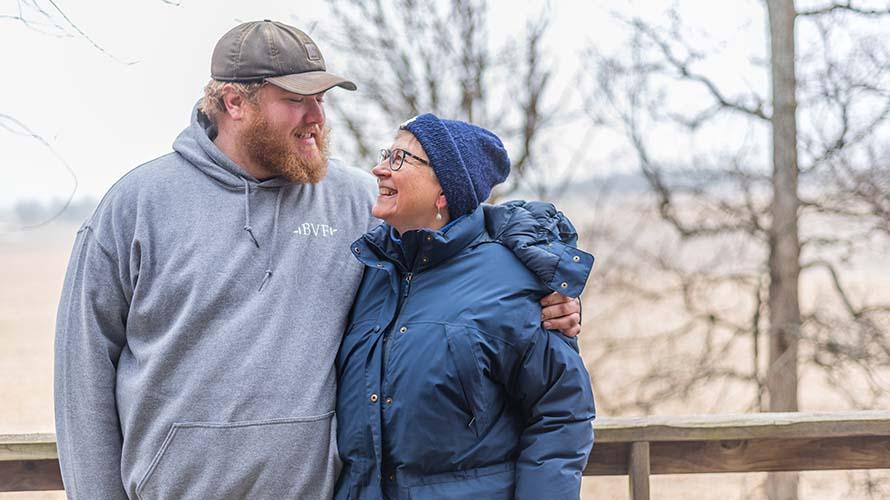 Joleen mainz and son - guardian life financial representative and policyholder.